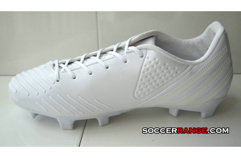 white predator cleats