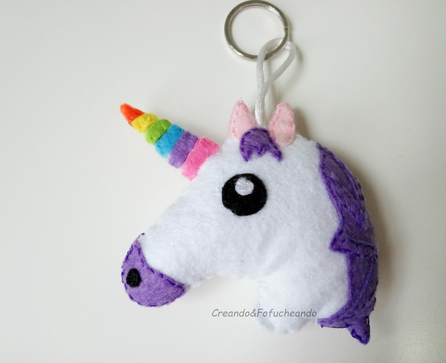 llavero-de-unicornio-en-fieltro-creandoyfofucheando