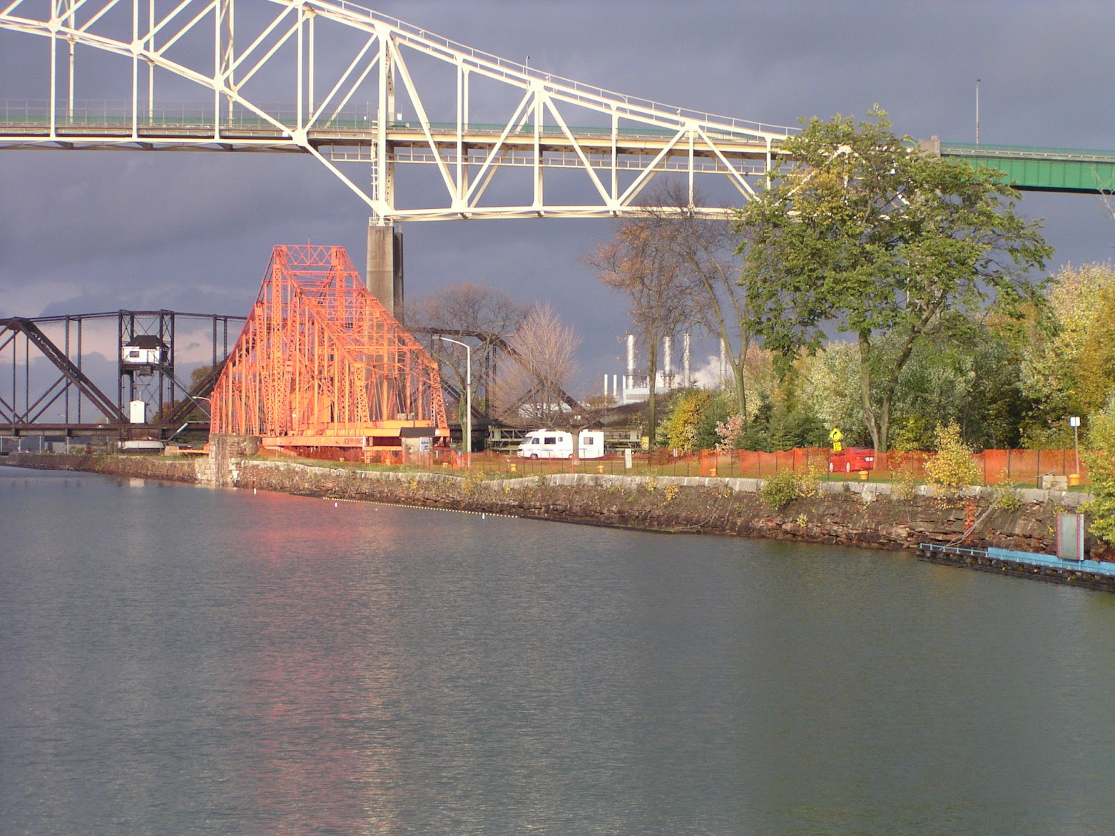Travel with Kevin and Ruth At the Sault Ste Marie locks