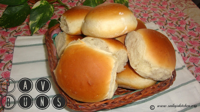 images of Pav Buns Recipe / Pav Bread Recipe / Eggless Pav Bun Recipe / Ladi Pav Bread Buns Recipe