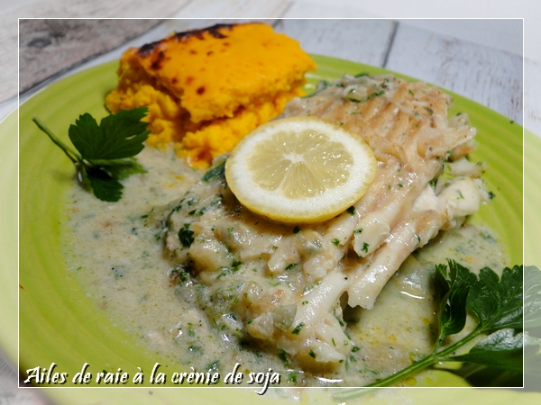 Gourmande Sans Gluten Aile De Raie A La Creme De Soja
