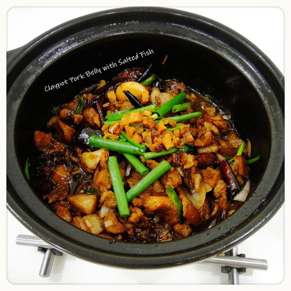 Recipes Collection by Jes Claypot Pork Belly with Salted Fish