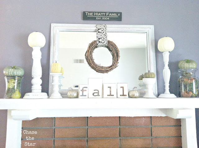 http://www.hellolifeonline.com, fall, mantel, autumn, diy, crafts