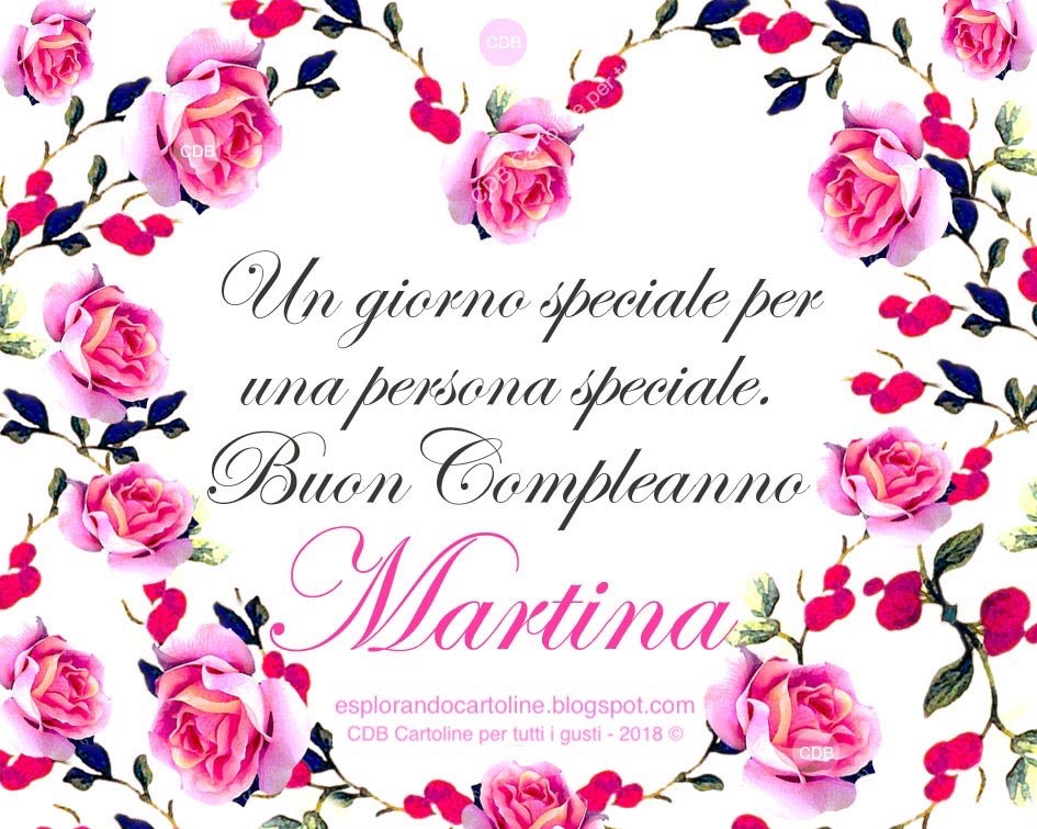 Cdb Cartoline Per Tutti I Gusti Cartolina Un Giorno Speciale Per Una Persona Speciale Buon Compleanno Luigi Auguri Anche Per Maria Martina Milvia Nicola E Valentina Con Immagine Floreale Di