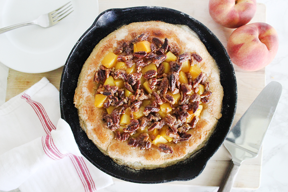 Southern Mom Loves Fried Peach Dessert Pizza