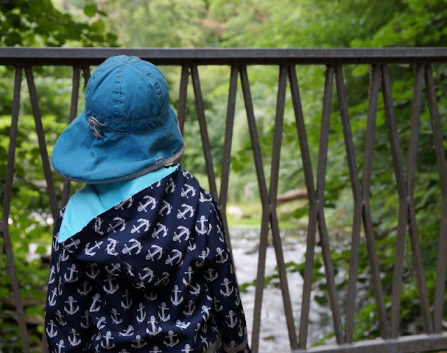 Ein Familien-Ausflug zu den Fischen: Die Fischtreppe an der Schwentine. Von der Brücke aus können Kinder gut und sicher gucken.