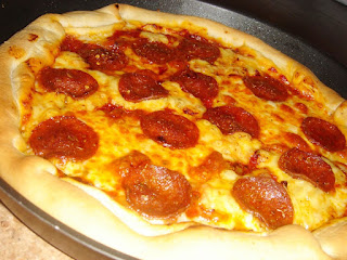Pizza due cu margini umplute