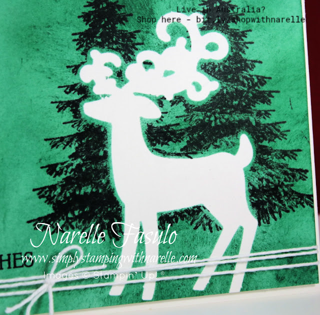 Isn't this stag just amazing! He is part of an equally amazing bundle of a stamp set and matching dies. Check them out here - http://bit.ly/DashingDeerBundle