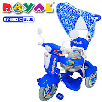 royal ry6082c scooter sepeda roda tiga anak