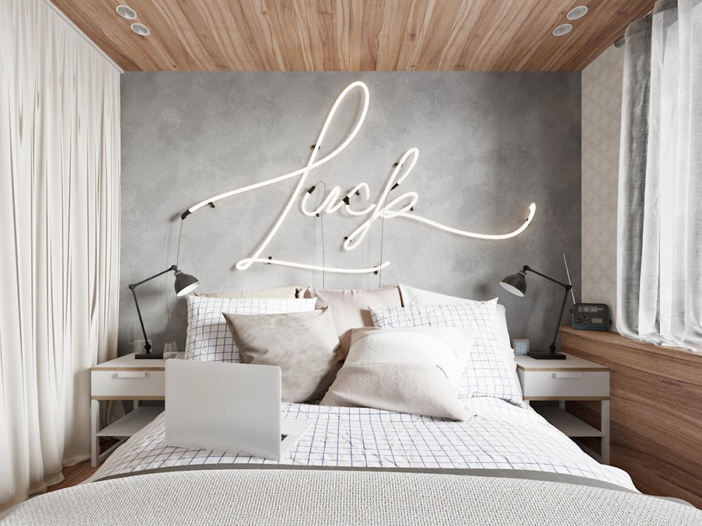 neon-typography-on-grey-best-accent-walls