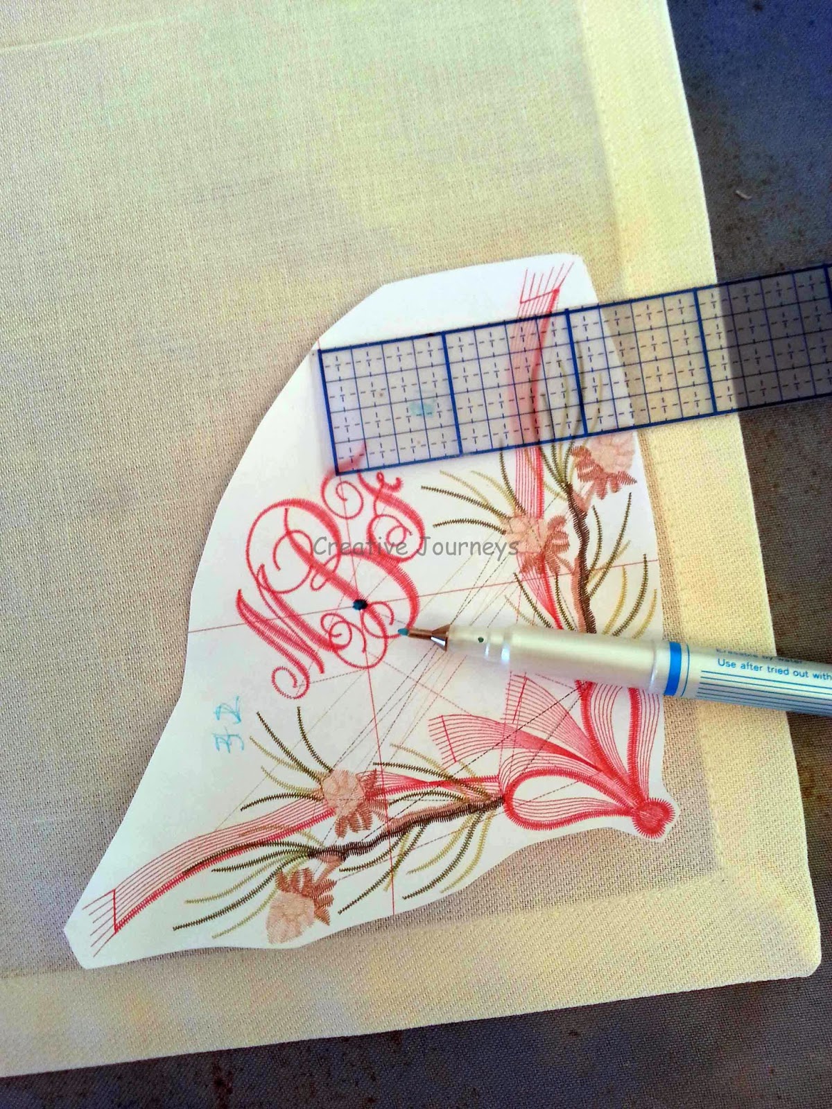 Creative Journeys Easy Embroidery How to Embroider Napkins