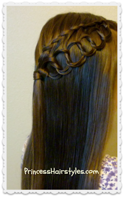 Feather Braid With Chain Hairstyle Tutorial