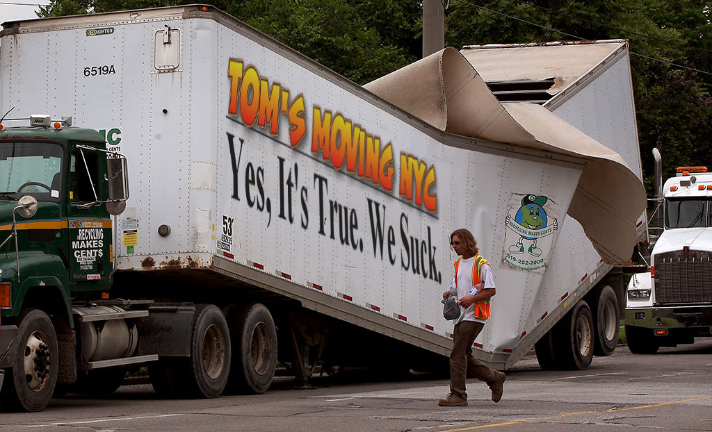 Artist's Impression of Tom's Moving NYC Truck