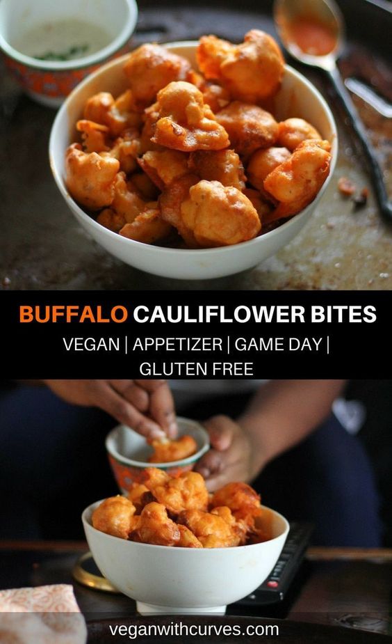 Vegan Buffalo Cauliflower Bites Dinner Recipes for Family