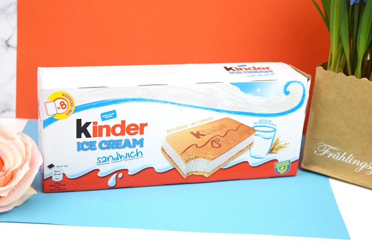Schminkeckchen: Ferrero kinder Eis (3 Sorten im Test)