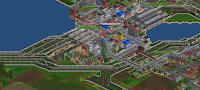 Open Transport Tycoon Deluxe rail system