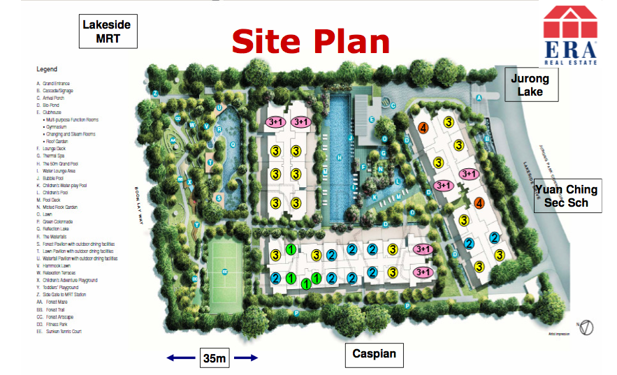 Lakefront Residences Condo Site/Floor plan