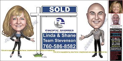 Pacific Shores Partner Newspaper Magazine Caricature Ads