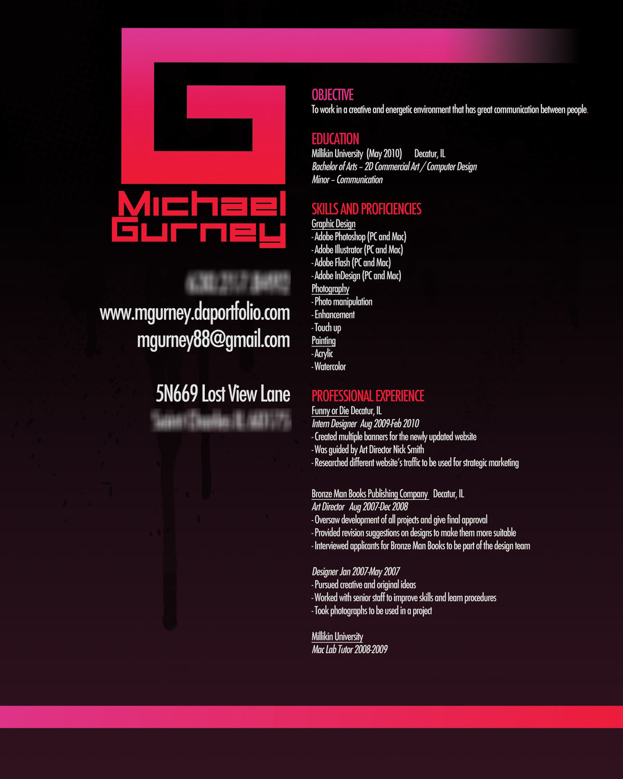Graphic Design Resume Samples | Sample Resumes
Sample Resume For Graphic Designer