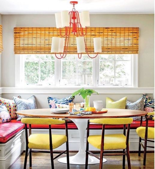 Check out boho details in Charlotte Lucas design portfolio - banquette www.bohohome.com @bohosusan