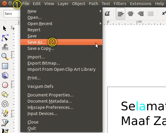 underline text in inkscape underline text in inkscape
