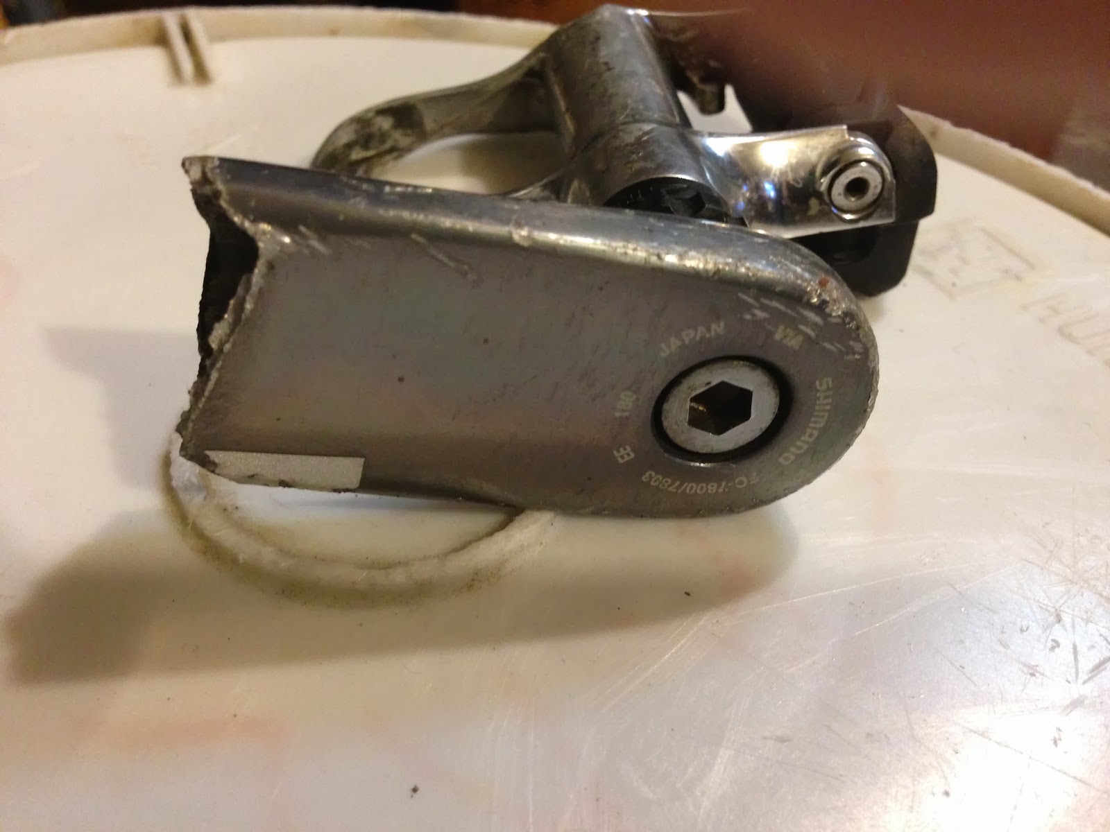  Broken Off Crank Arm with Pedal