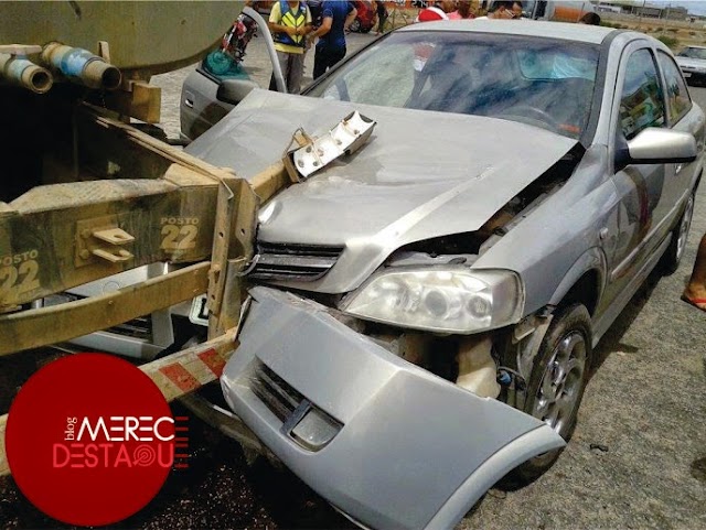 Forrozeiro Rubieno Catanha se envolve em acidente de trânsito em Santa Cruz do Capibaribe