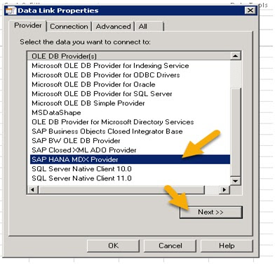 How To Integrate Hana Database with Excel SAP HANA Tutorials and Materials, SAP HANA Guides, SAP HANA Studio, SAP HANA Certifications