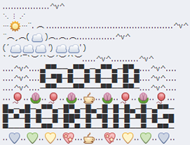 Good Morning Emoji Art