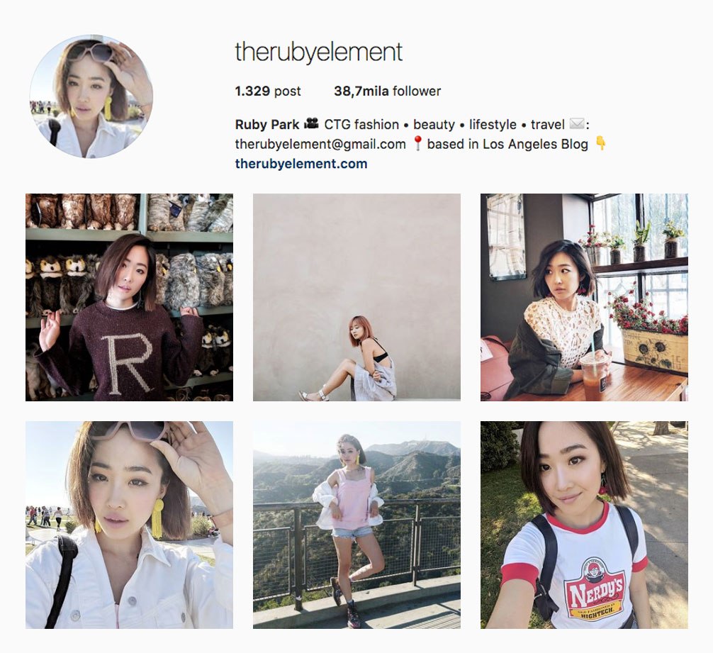 Ruby Park therubyelement Fashion / Beauty / Travel