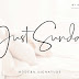 Just Sunday Script Font
