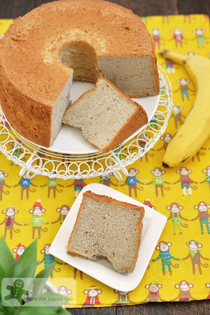 Bake For Happy Kids Banana Chiffon Cake Bake For Happy Kids Banana Chiffon Cake