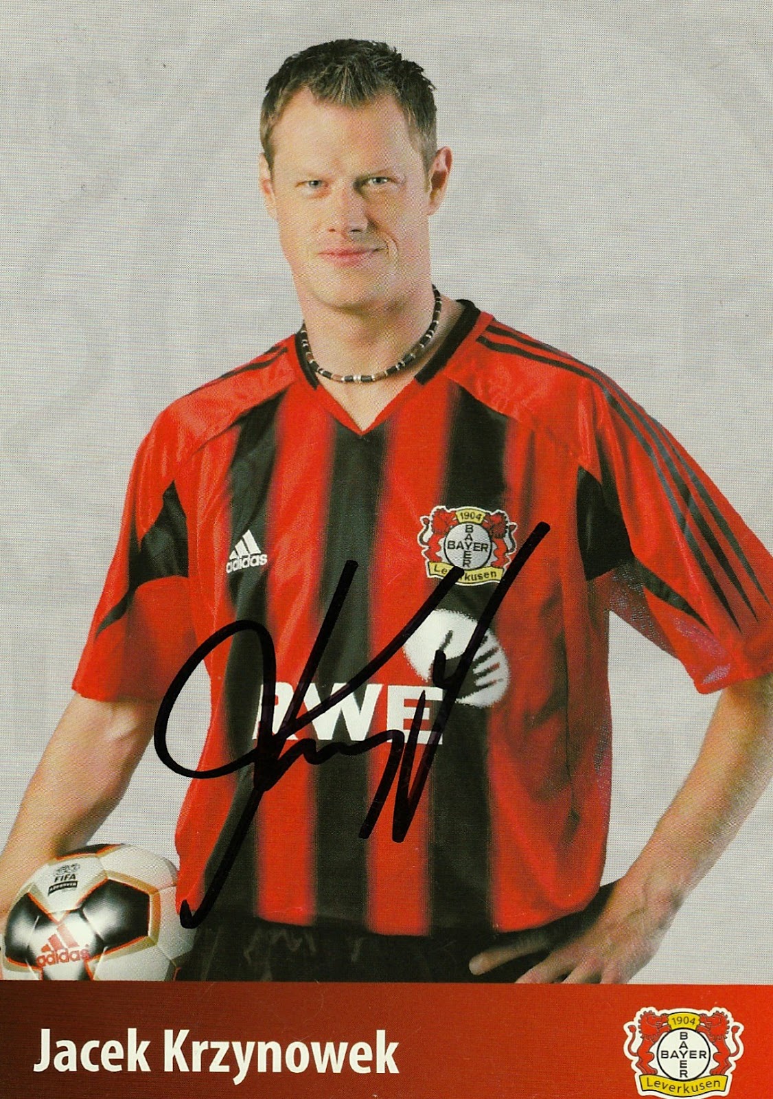 Dosia zbiera autografy 92. Jacek Krzynówek