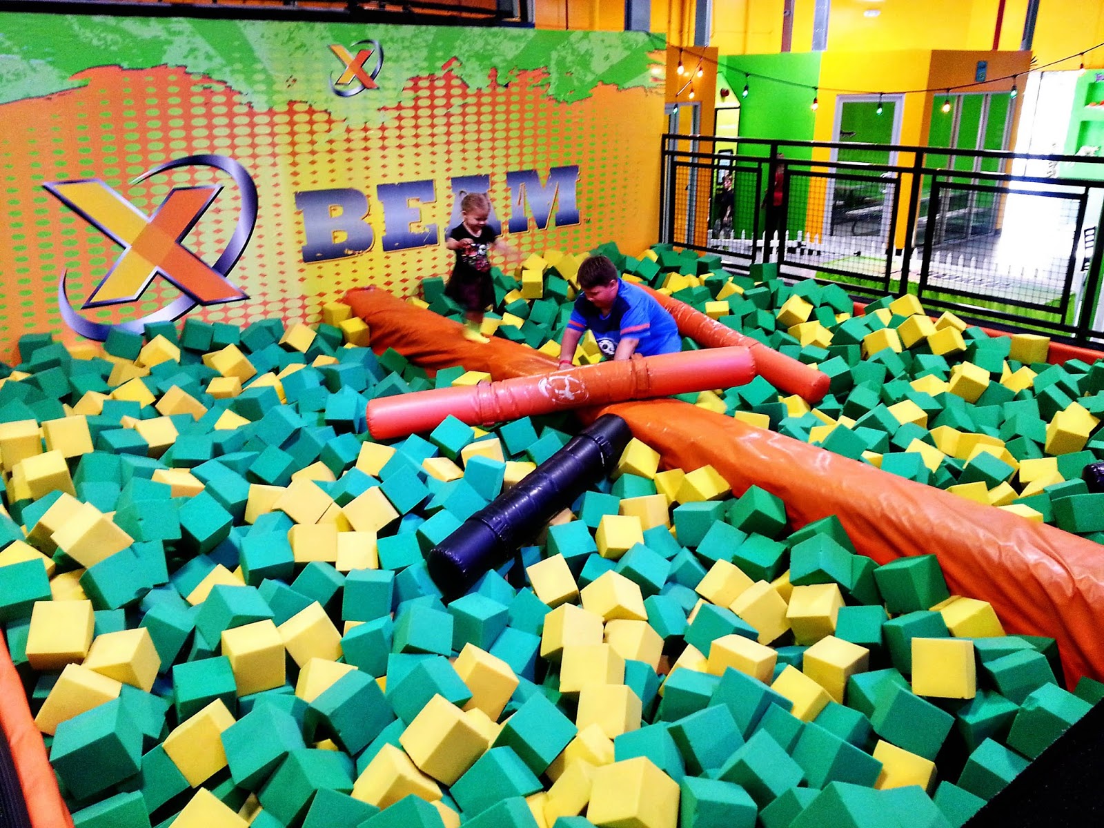 Funky Polkadot Giraffe Family Fun at Rockin' Jump Orange County