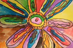 watercolor projects flowers drawing watercolors project watercolour painting kid marker pink line georgia favorite keeffe permanent water children paint artwork