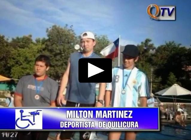 MILTON MARTINEZ, SELECIONADO NACIONAL PARALÍMPICO DE NATACIÓN