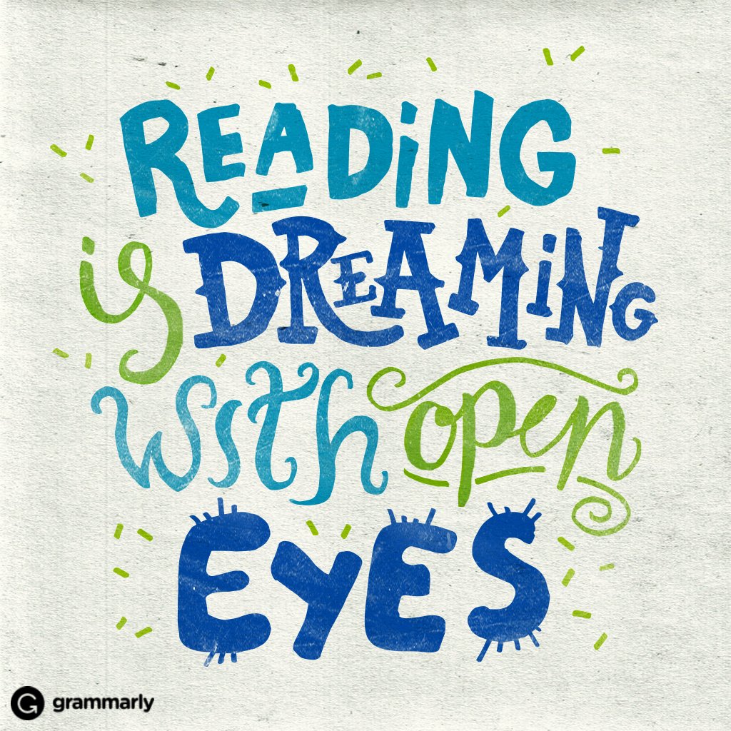Learning by HEART Reading is dreaming with open eyes.