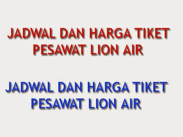 Jadwal Dan Harga Tiket Pesawat Lion Air Jakarta Bali 28 Desember