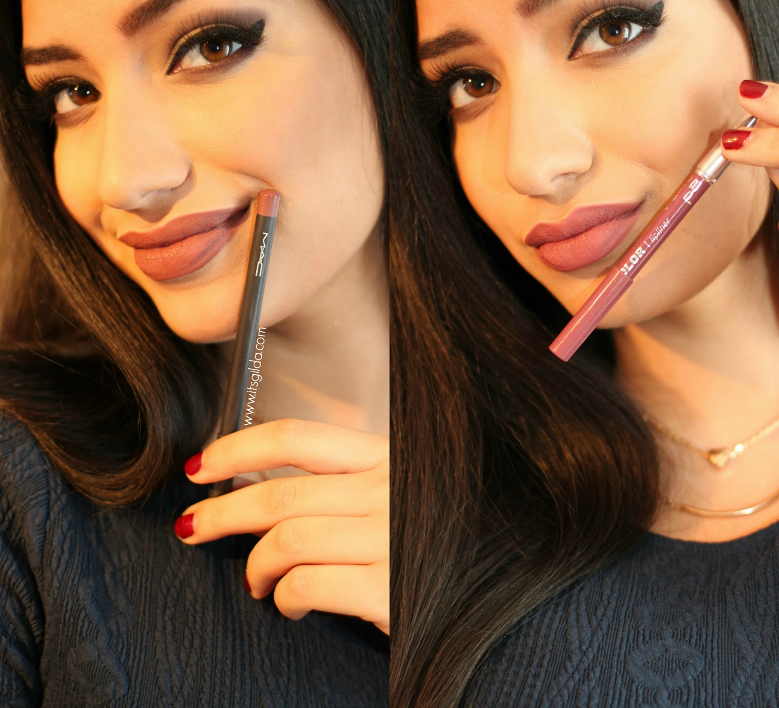 MAC Whirl Lipliner Dupe Alternative It's Gilda Deutsche Beauty und