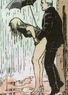 orgasmo bajo el paraguas