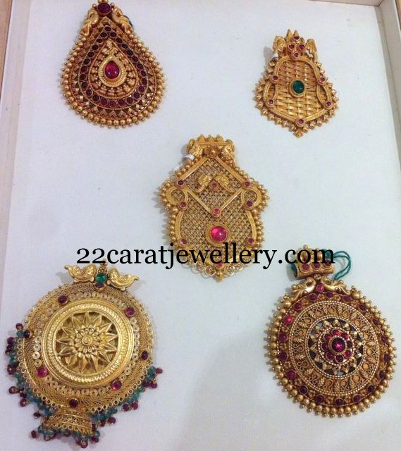 Traditional Lockets by Nalli Jewellery Designs