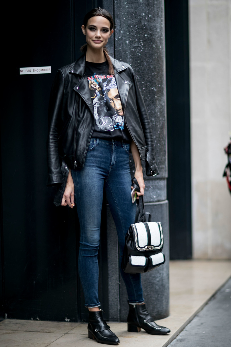 Model Street Style Trend: Band Tees & Musical Inspiration - The Front ...