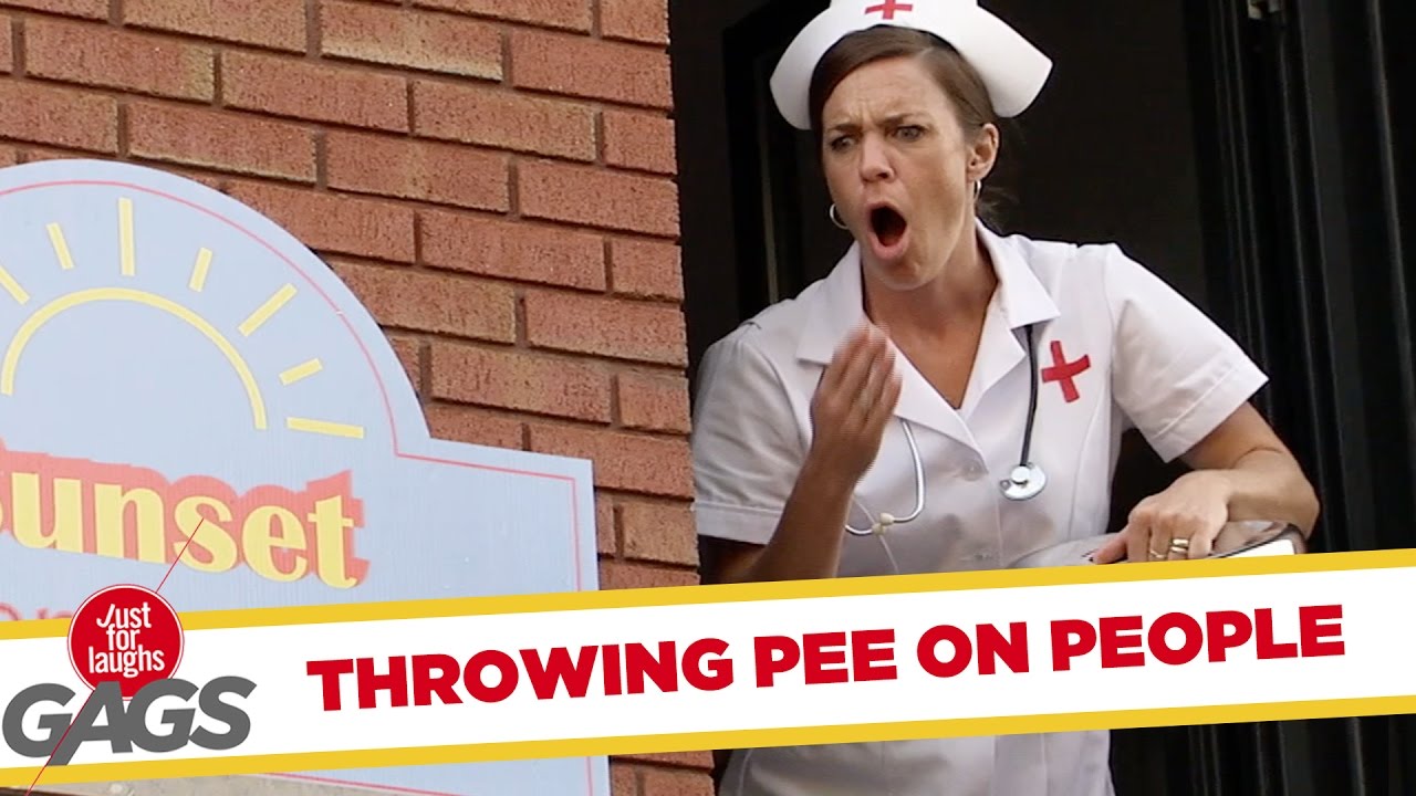Throwing Pee on Strangers Prank Just For Laughs Gags ShowPodZone