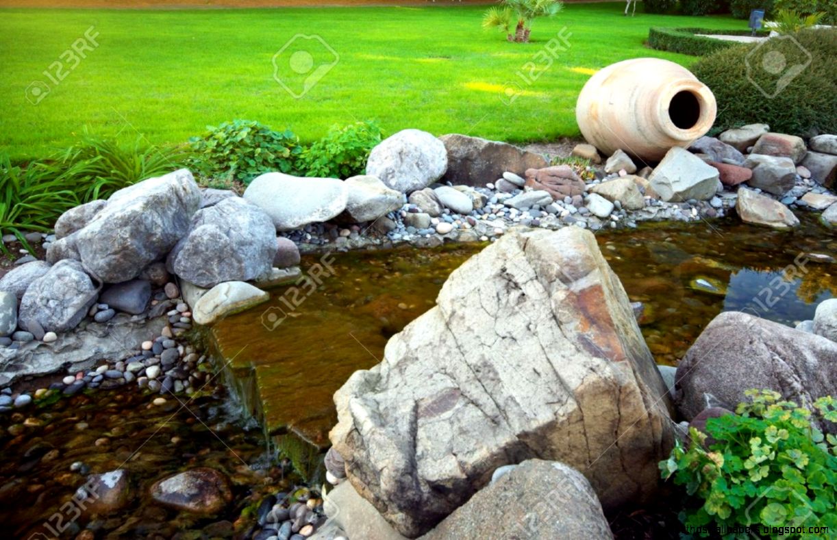 Big Pitcher In Park Nature Design Stock Photo Picture And