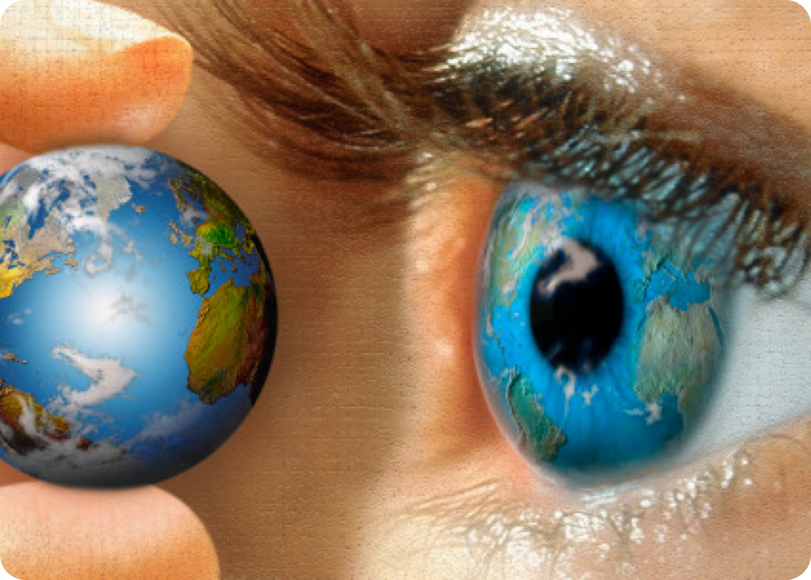 Информация через зрение. Мир глазами человека. Мир другими глазами. Мир перед глазами. Отражение планеты в глазу.