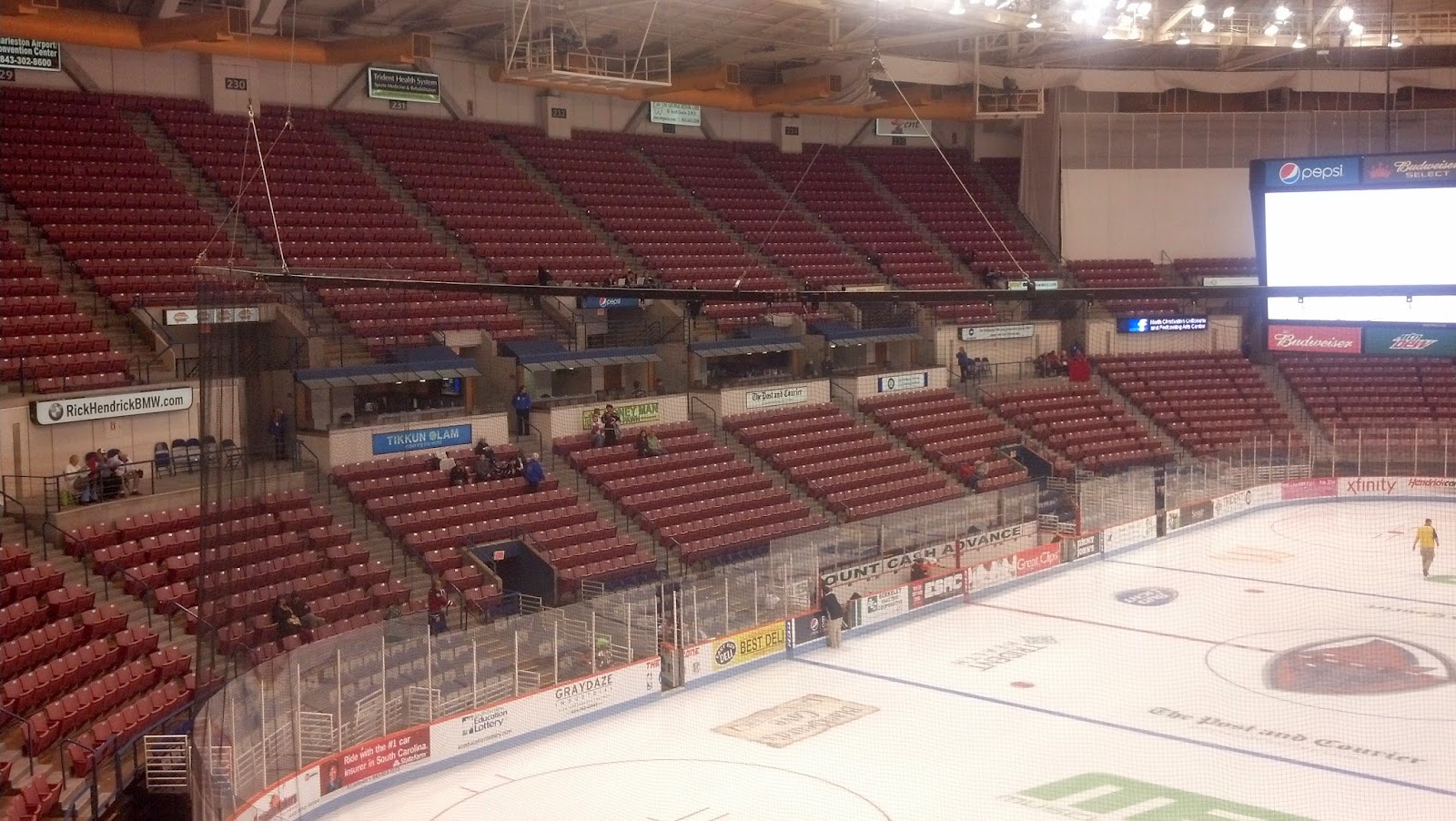 Charleston Coliseum Seating View