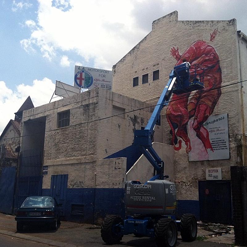 JAZ New Mural In Johannesburg, South Africa StreetArtNews