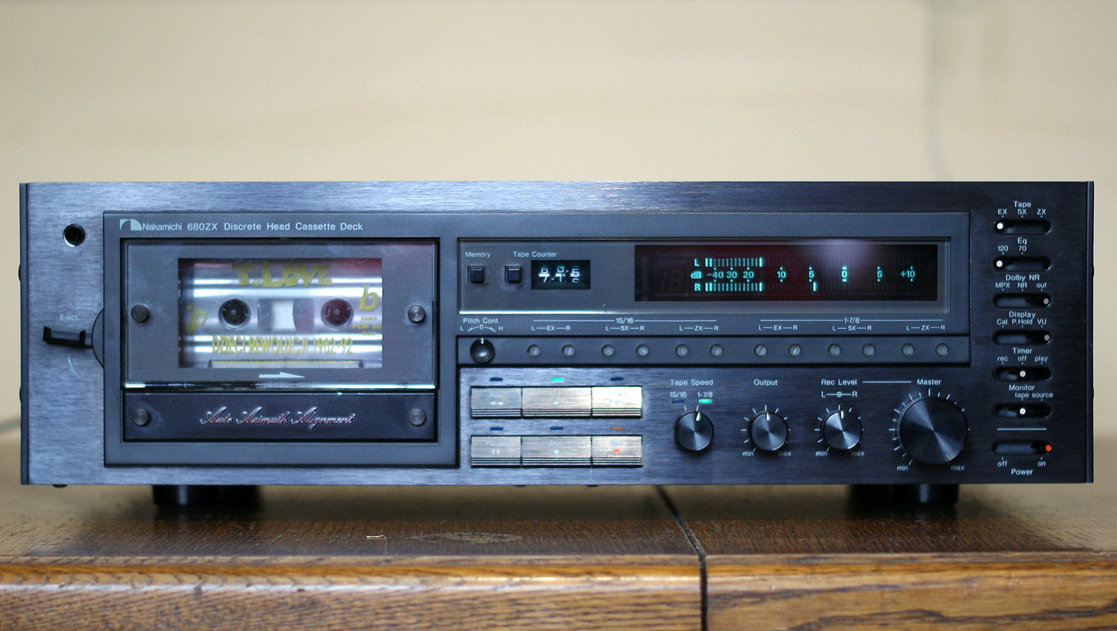 Nakamichi 680ZX Stereo Cassette Deck AudioBaza