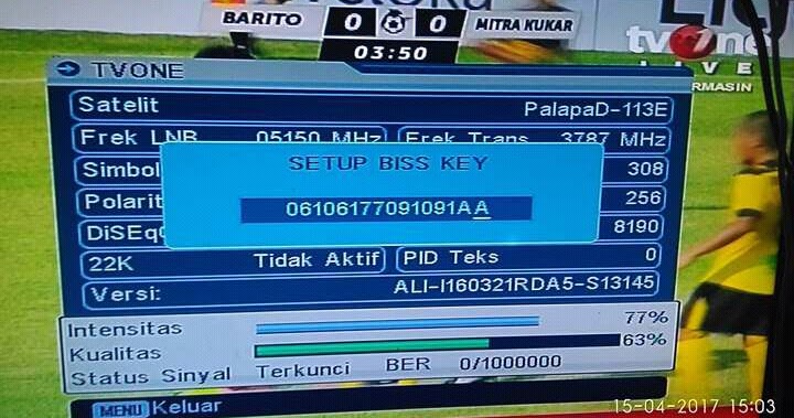 Cara Memasukan Biss Key Di Berbagai Receiver