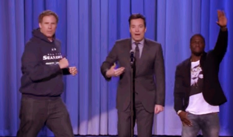 Will Ferrell, Kevin Hart Y Jimmy Fallon Haciendo Playback